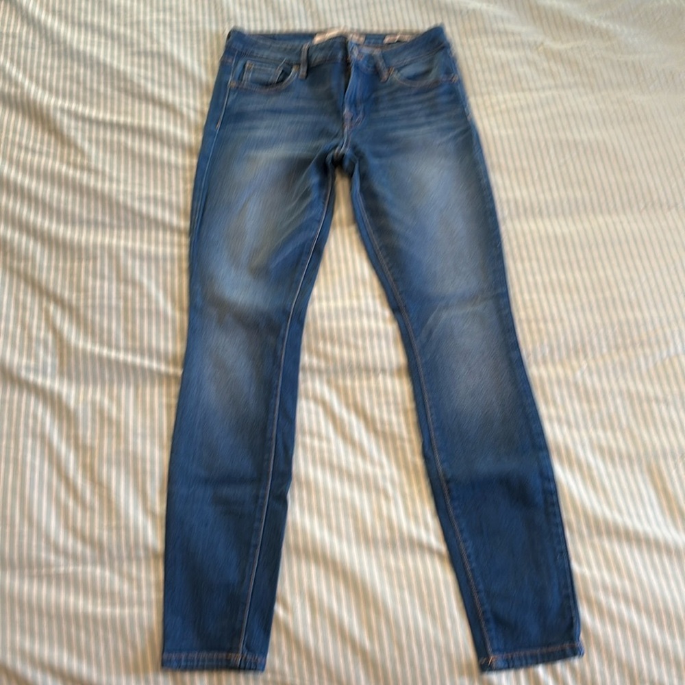 Power curvy mid rise skinny jeans